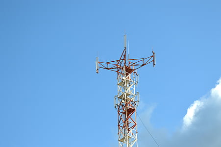 antenne, Mobile, GSM, récepteur, signal, réseau, sans fil
