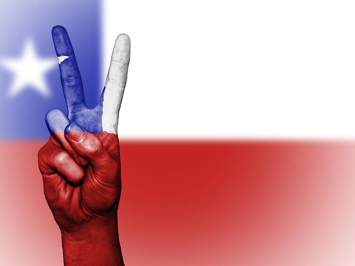 Chile, Chilen, kansakunnan, tausta, Banner, värit, maan