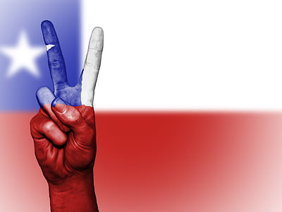 Чили, Чилийски, нация, фон, банер, цветове, страна