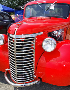 Klasik Otomobil, Otomobil, Vintage arabalar, araç, kırmızı araba