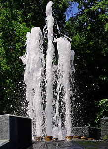 fontan, water, fountain, inject, wet, water feature