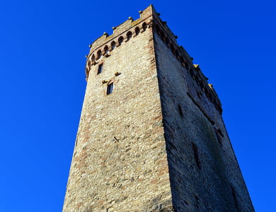 Castle, Knight's castle, torony, Castle kastély, Nézőpont, várfal, a középkorban