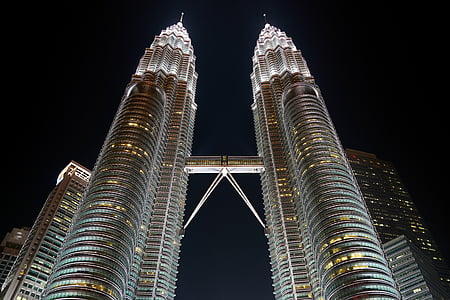 Malaysia, zgârie-nori, clădire, structura, cer, minunat, clădiri