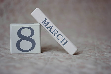 8. märts, naiste päev, Kalender, interjöör, sümbol, naine, element