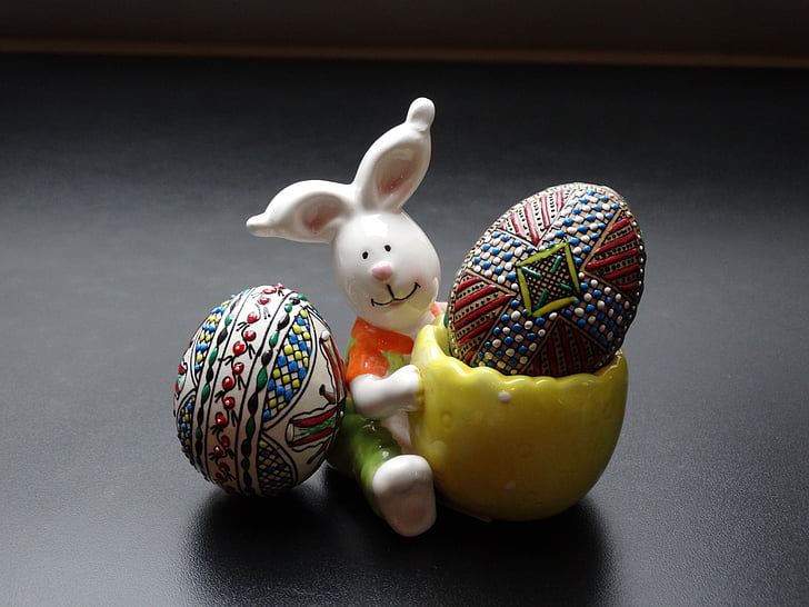 egg, påske, kanin