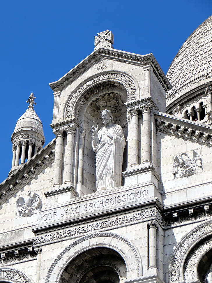 Paríž, Najsvätejšieho srdca, dome, Bazilika, Montmartre, pamiatka, posvätné