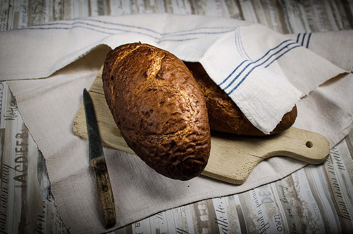 leib, Pagari, Baker, südame, küpsetatud srcom, No inimesed, Päts leiba