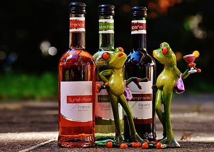 Kurbağalar, şarap, içki, Restoran, Weinstube, alkol, şekil