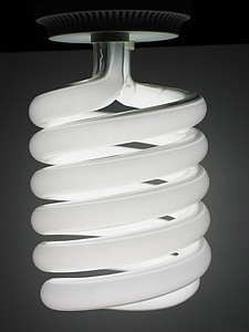 energiesparlampe, 灯, 灯泡, 照明, 光, 灯泡, 紧凑型荧光灯