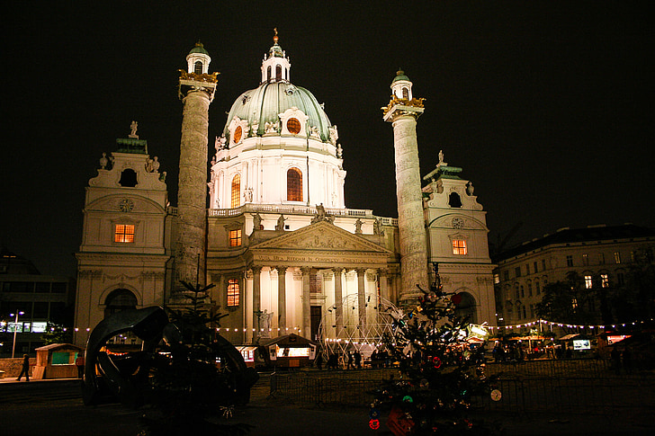 Wien, St charles church, Itävalta, kirkko