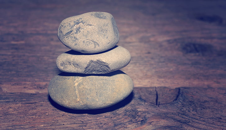 wood, stones, stone tower, balance, silent, rest, close