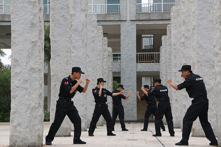 Jiangxi normal, Xiaowei dui, segurança no campus