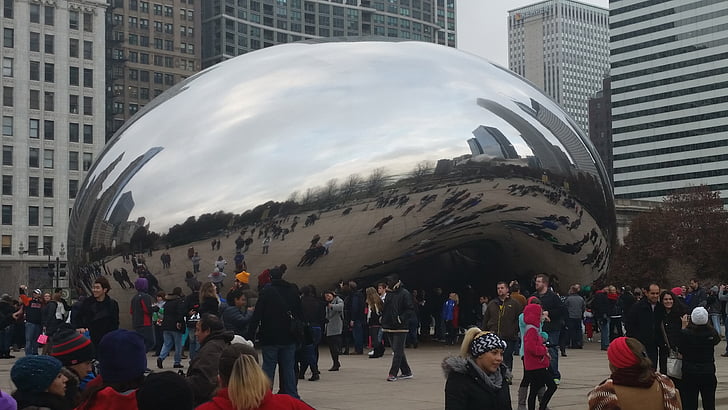 chicago, bean, architecture, park, usa, travel, tourism