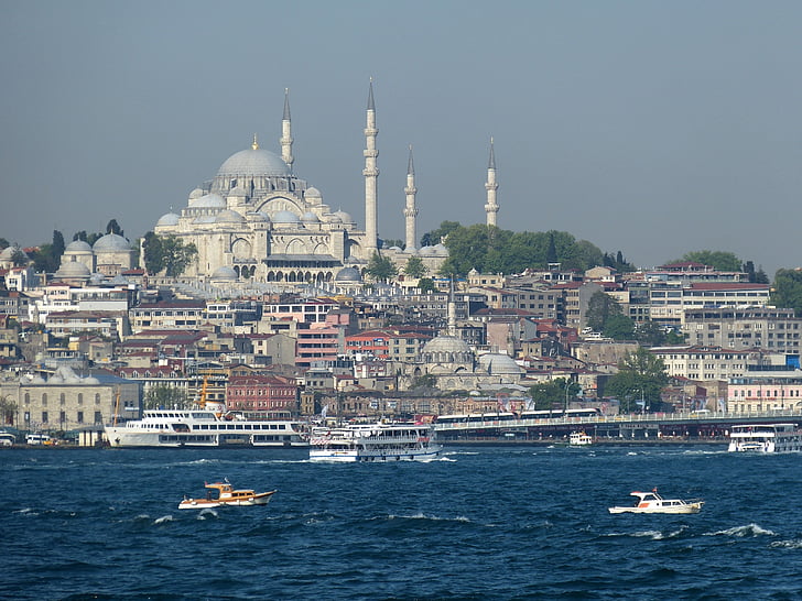 Estambul, Turquía, Bósforo, Marmara, marmameer, de la nave, envío
