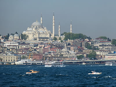 伊斯坦堡, 土耳其, 博斯普鲁斯海峡, 马尔马拉海, marmameer, 船舶, 航运