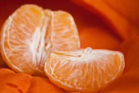 оранжевый, фрукты, ломтик, витамины, органические, природные, сочные