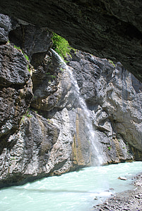 aare, gorge, waterfall, mountain stream, bach