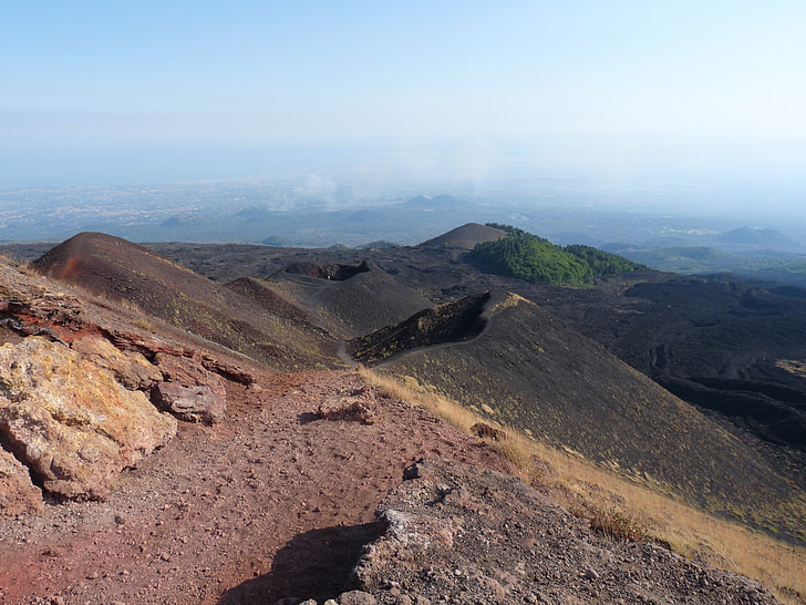 Etna, Sicilya, doğa, Volkan, boş zaman, doğa yürüyüşü, manzara