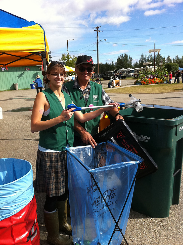 reciclagem, evento especial, voluntários, reciclar