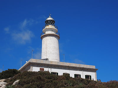 Lighthouse, ÜPP formentor, Mallorca, põhjapoolseima, kohtumine tuuled, maaliline