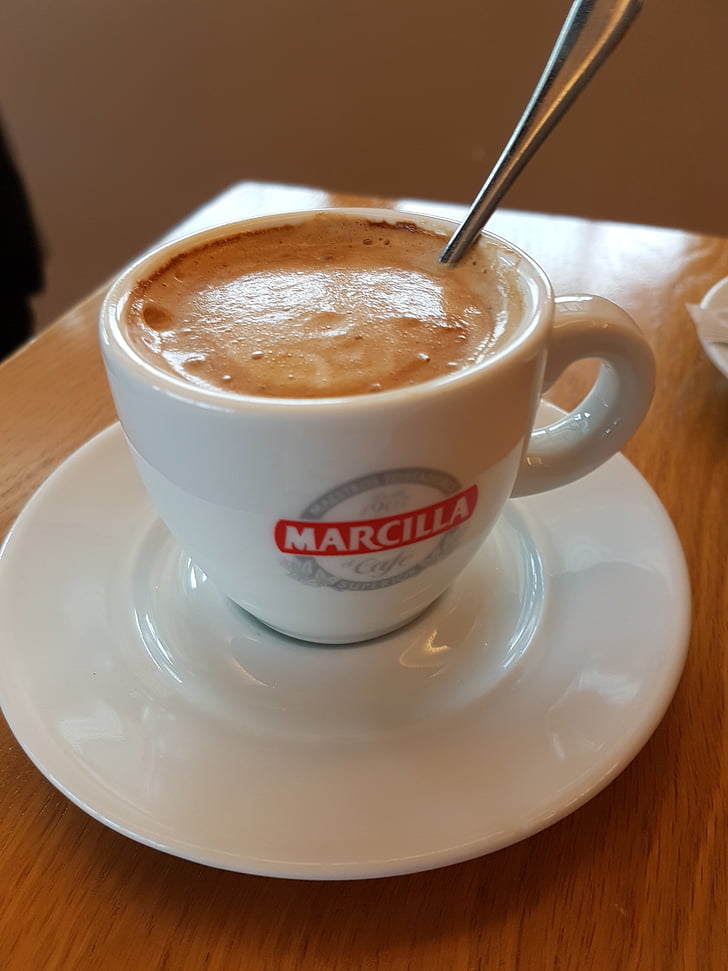 káva, calentito, Bar