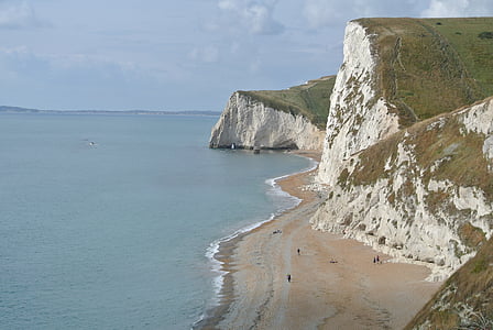 Dorset, jūra, krasts, Anglija, Angļu, ainava, Jurassic