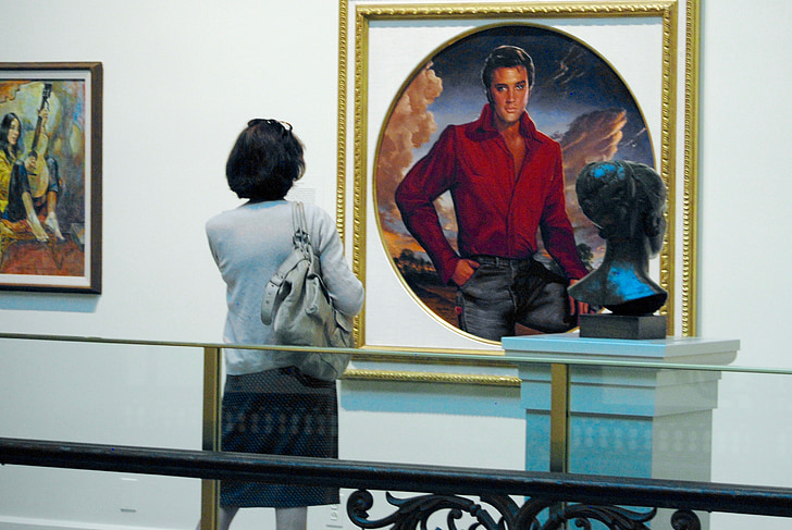 Elvis, Museum, Nationale Portrettengalerie, mensen