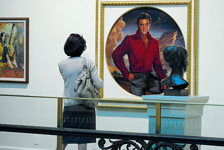 Elvis, Muzeum, National portrait gallery w Londynie, ludzie