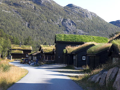 norway, nature, scandinavia, home, mountain, rural scene, landscape
