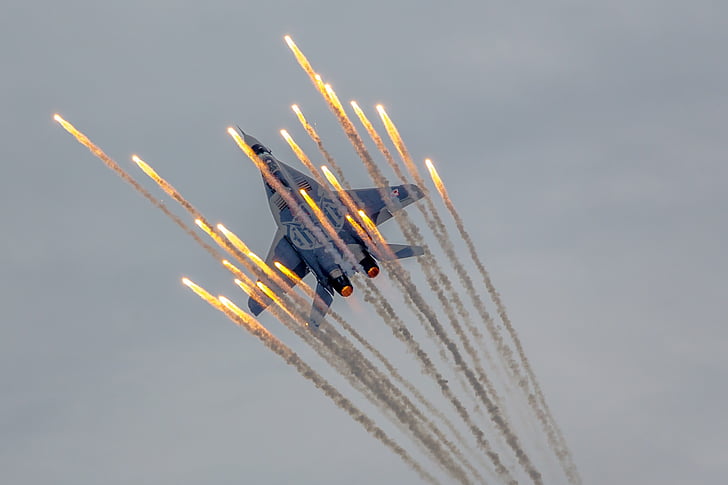 Mikoyan, MiG-29, avion, spectacle aérien, Air14, Payerne, Suisse