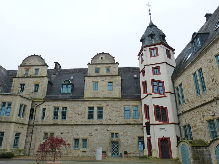 Stadthagen, Niedersachsen, gamle bydel, historisk set, arkitektur, bygning, Weser renaissance