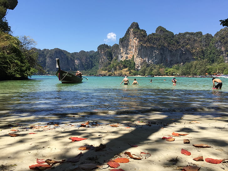 泰国, 海滩, 自然, 水, 海, 假日, 游泳
