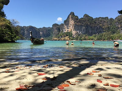 Thailand, Beach, natur, vand, havet, ferie, svømme