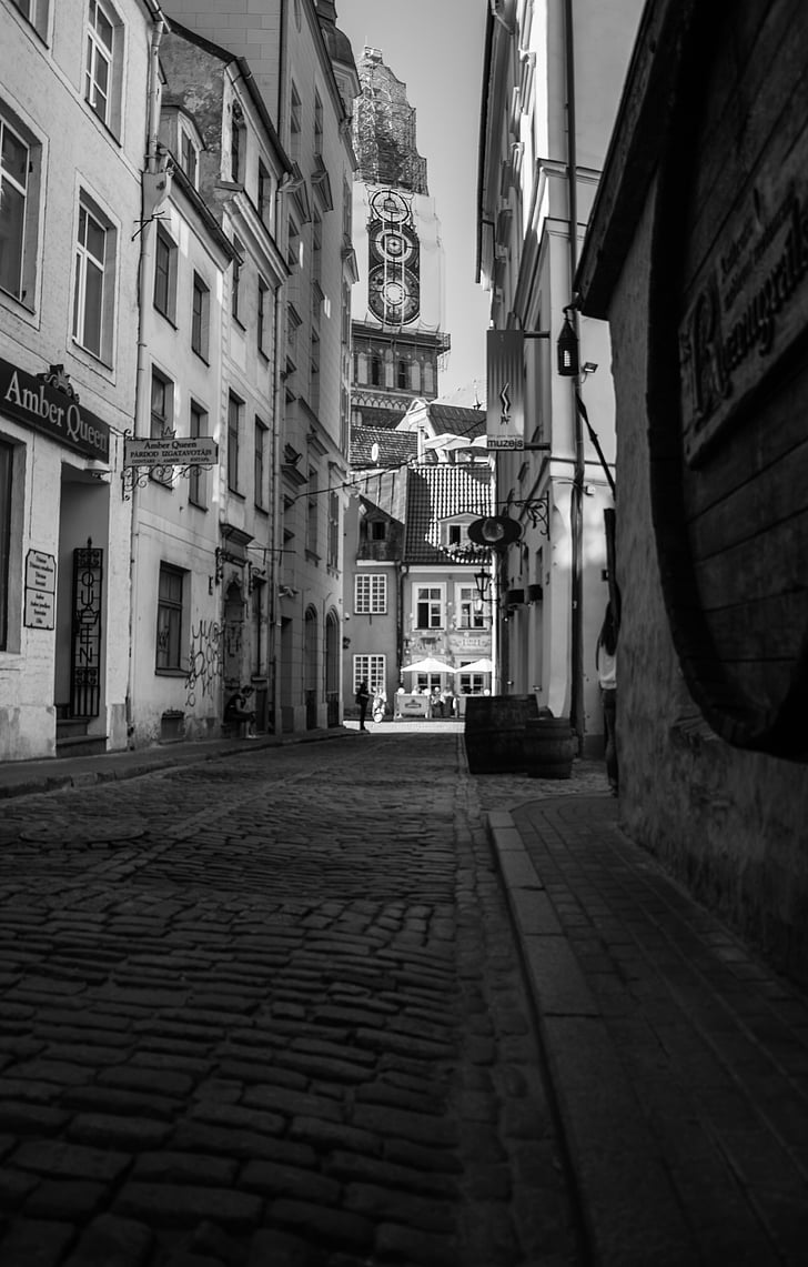 alley, paving stones, road, cobblestone street, old town, cobblestones, old roads