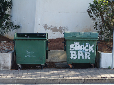 vuilnisbak, afval, afvalcontainer, vuilnis, vuilnisbak, ton, ton van kunststof