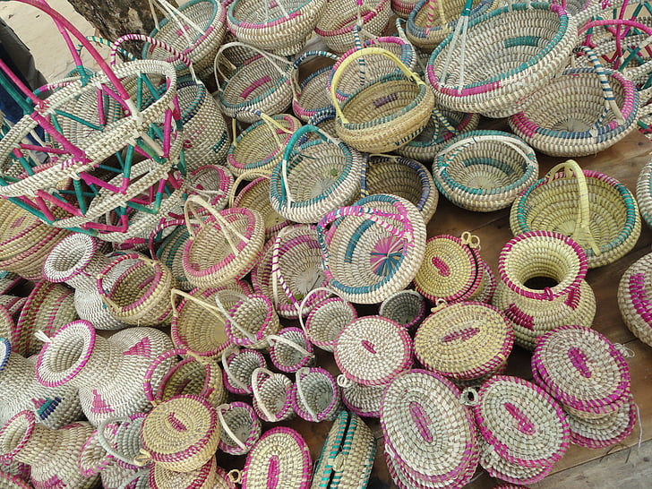 artesanías, caña de, Bangladesh