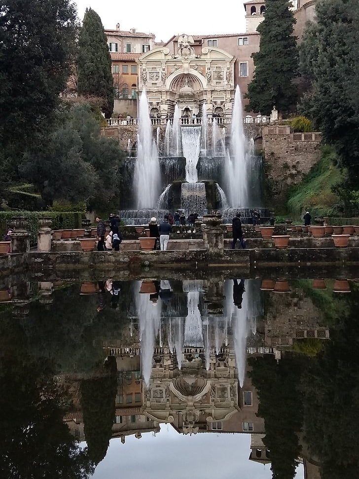 Brunnen, Tivoli, Rom, Italien, Roma