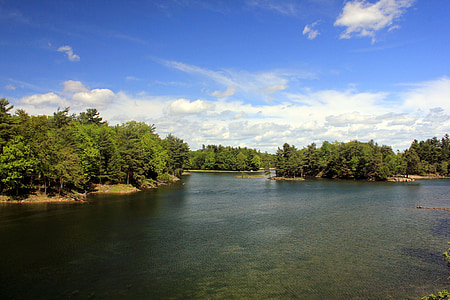 vatten, new york-Kanada gränsen, landskap, vildmarken, vacker natur, naturliga, vilda