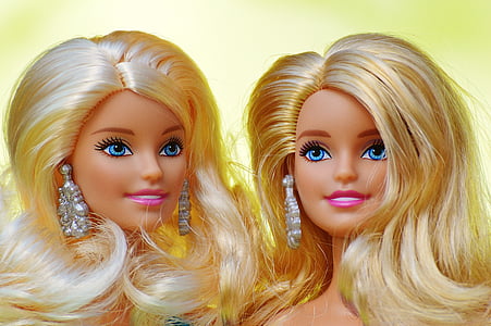 Salon Kecantikan, Barbie, Ayu, boneka, menawan, mainan anak-anak, Gadis
