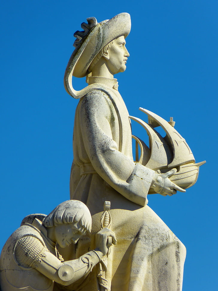 Lisbona, Lisboa, Padrao dos descobrimentos, Monumento delle scoperte, Henry del navigatore, Monumento, Portogallo