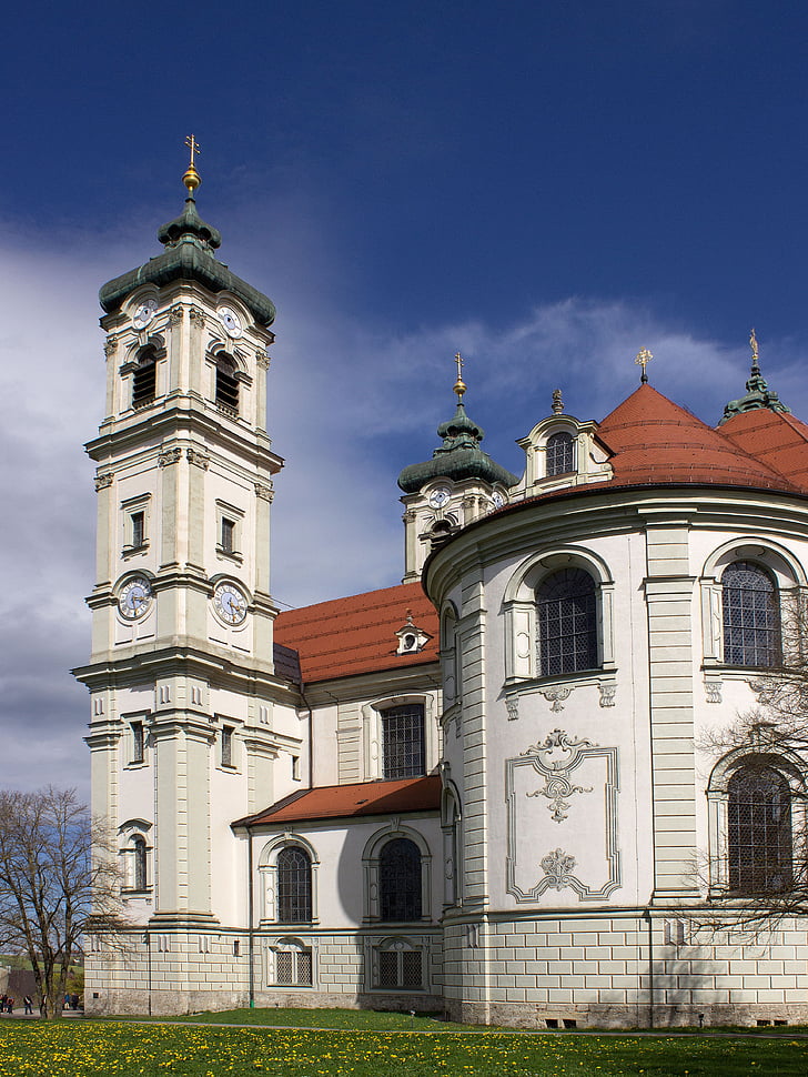 Basilica, Ottobeuren, Gereja, rumah ibadah, Barok, secara historis, Katolik