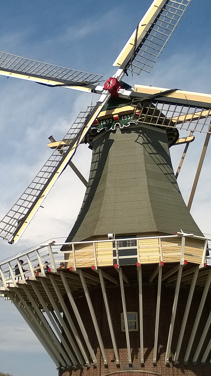 windmill, holland, netherlands