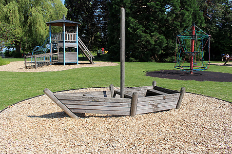 children's playground, decorative, inviting, romantic, lake park, playground, outdoors