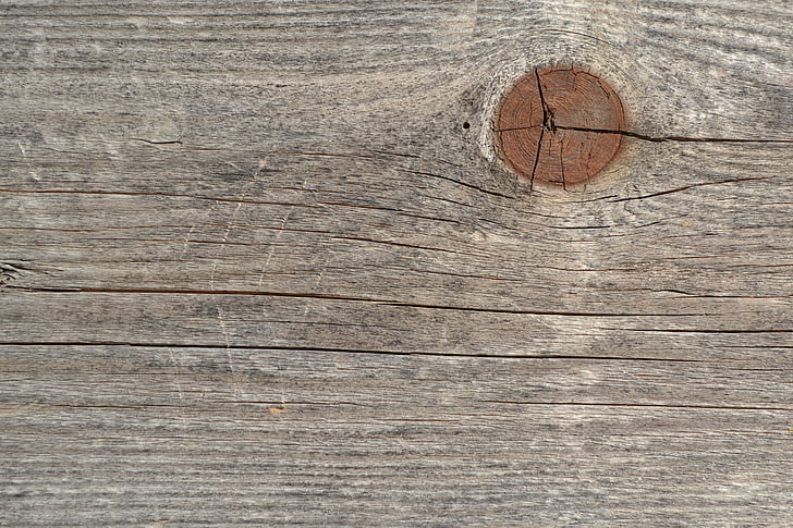 node, træ, Plank, tekstur, revner