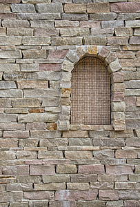 壁, 石の壁, 石, レンガ, 構造, レンガの壁, 建物
