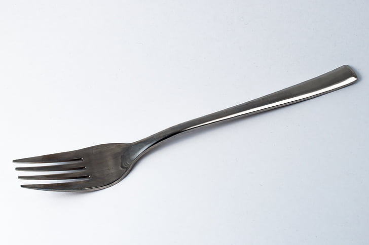 fork, metal, cutlery, silverware, kitchen Utensil, crockery, food
