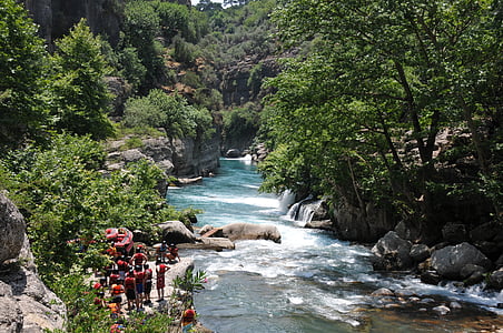 riu, canó, viatges, Turquia