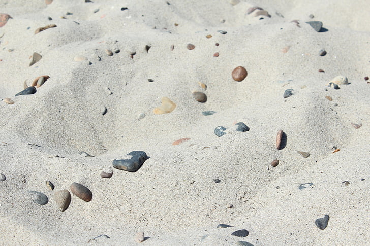 камък, пясък, камъни, плаж, sjösten, крайбрежни, кръг