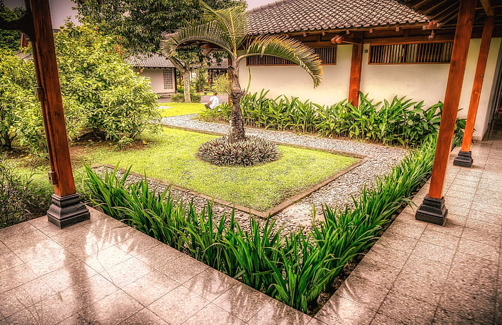 Bali, jardins, verde, Indonésia, balinês, Ásia, Turismo