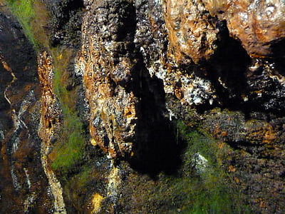 Rock, sediment, geologi, Goslar, rammelsberg, mineraler, oxidisation
